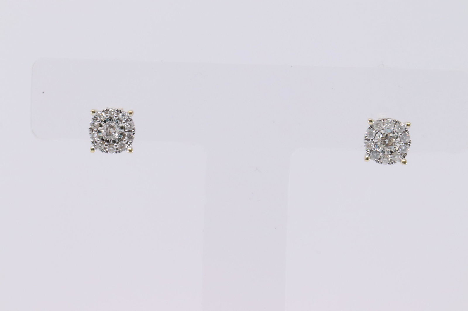 14Kt Diamond Stud Earrings (1 of 6)
