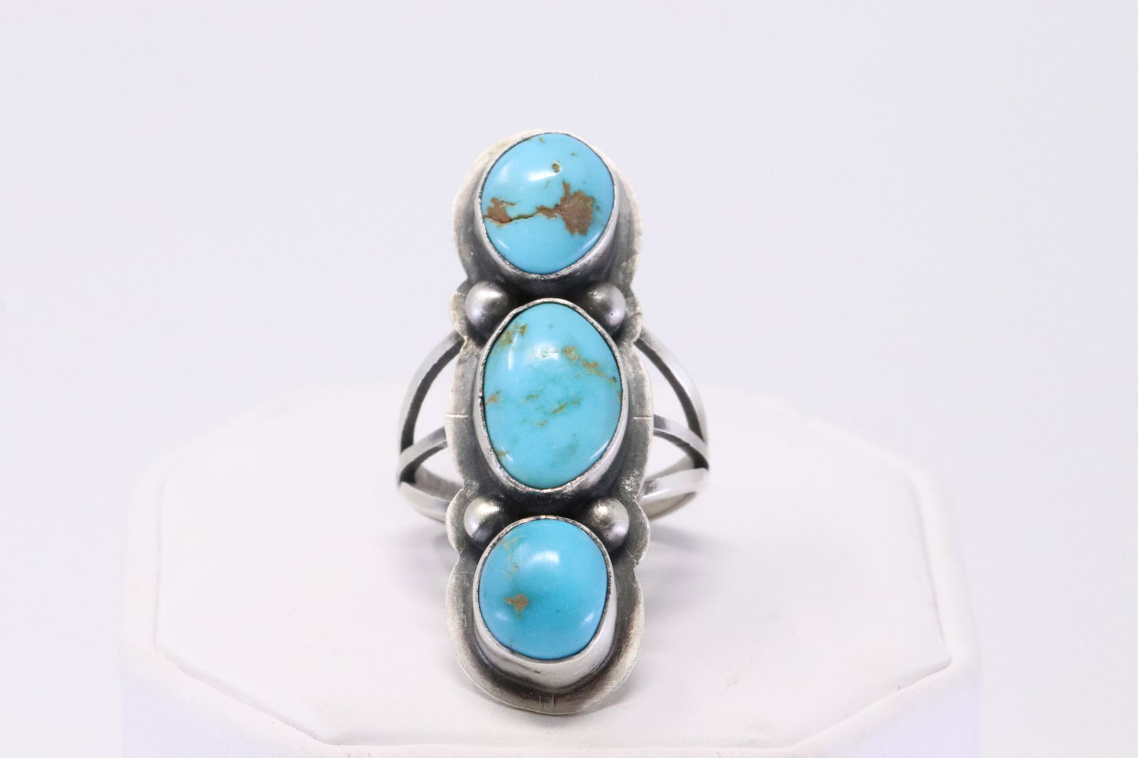 Native American Handmade Sterling Silver Navajo (1 of 4)