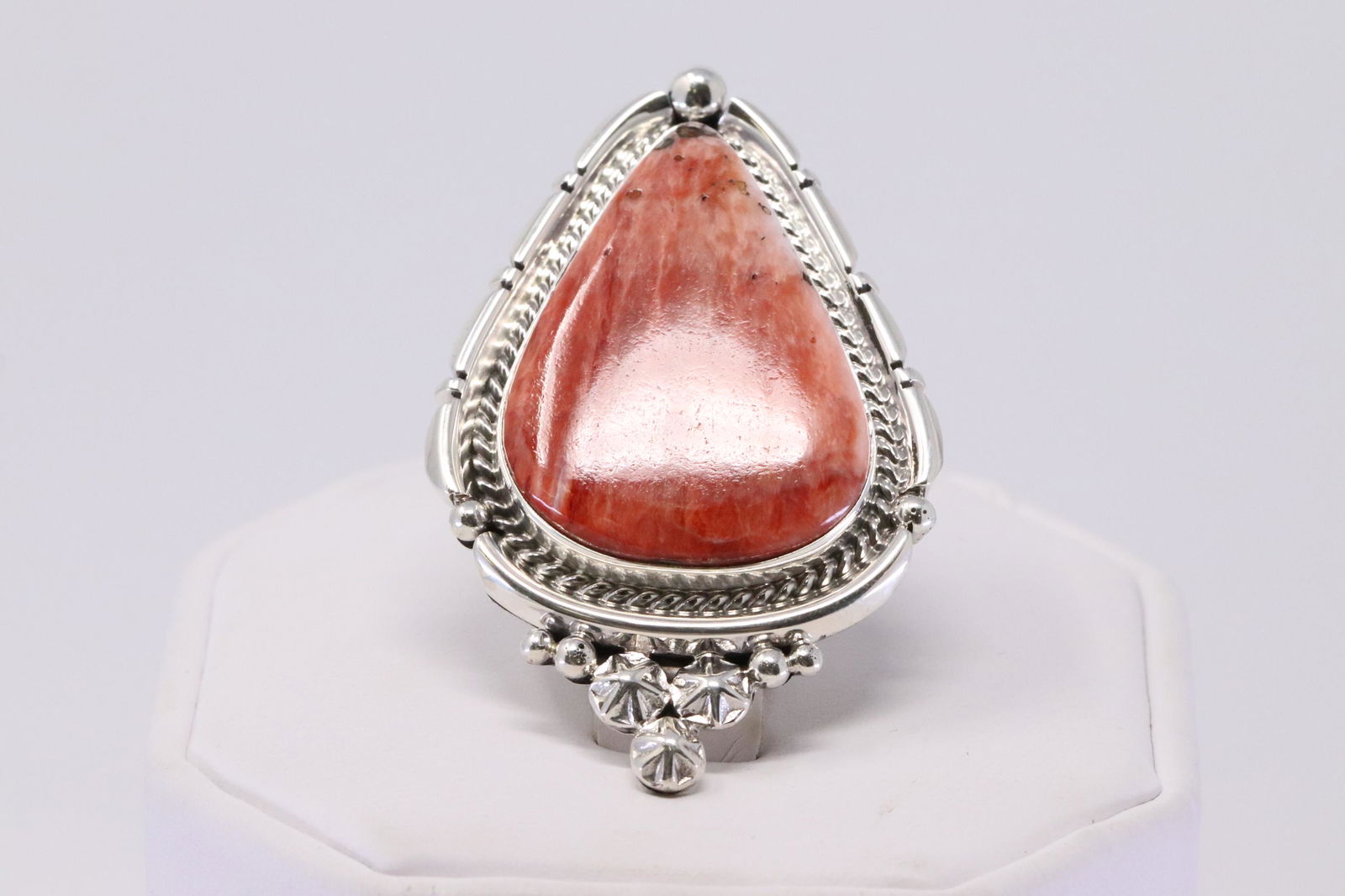 Native American Navajo Handmade Sterling Silver Spyni (1 of 4)