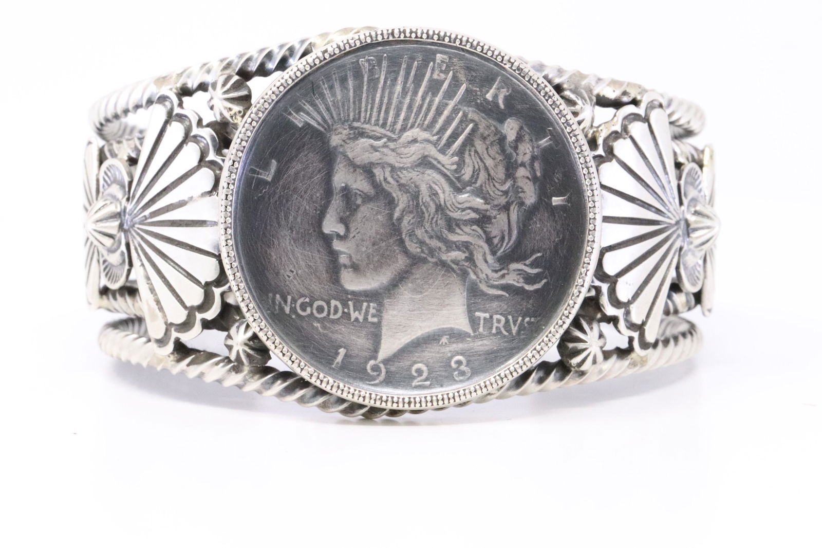 Native American Navajo Handmade Sterling Silver Liberty (1 of 3)