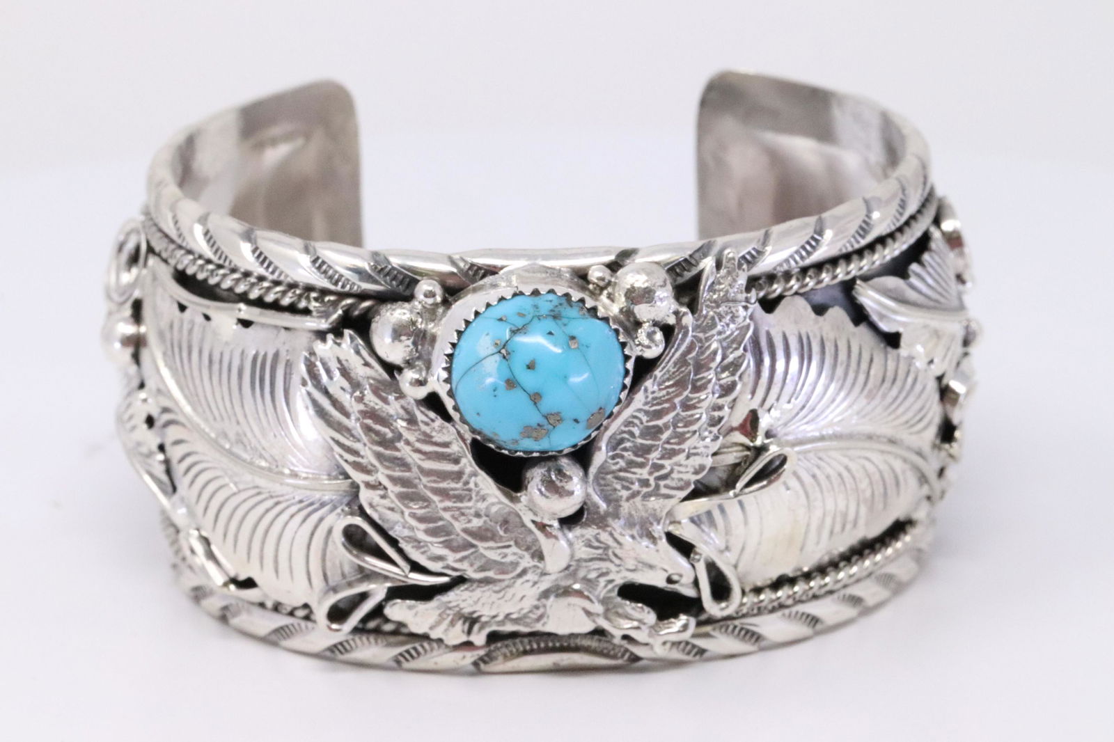 Native American Navajo Handmade Sterling Silver (1 of 4)