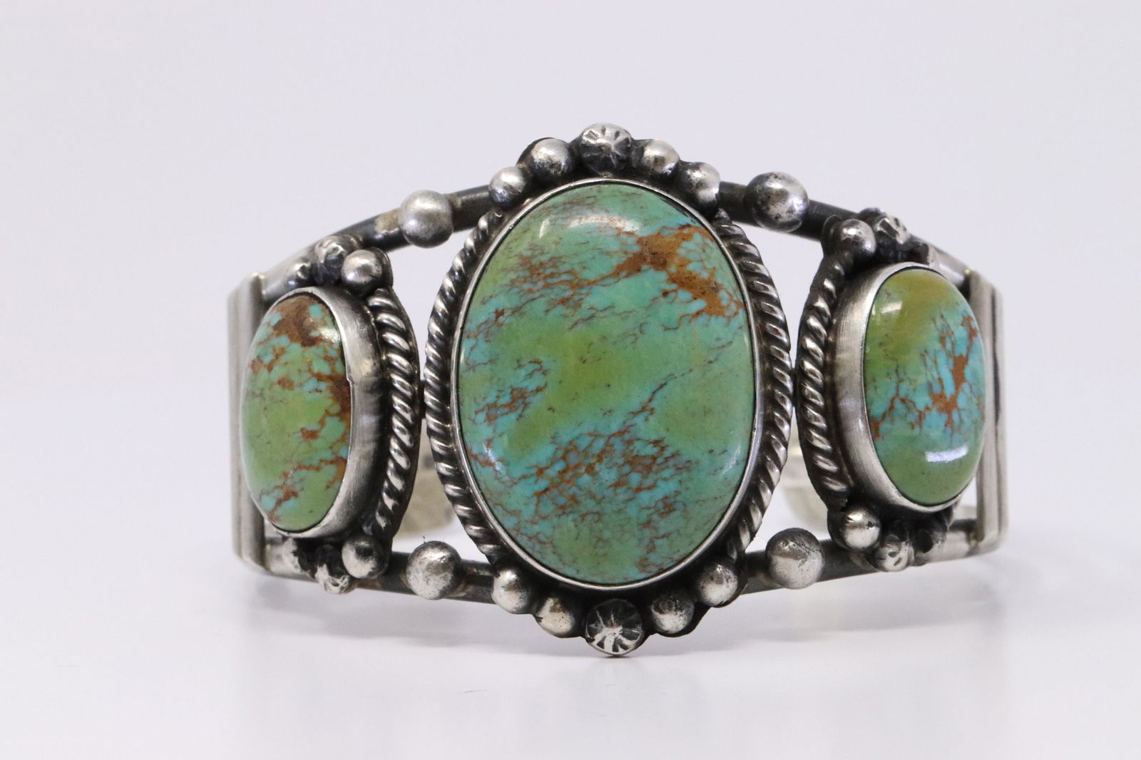 Native American Navajo Handmade Sterling Silver Kingman (1 of 4)