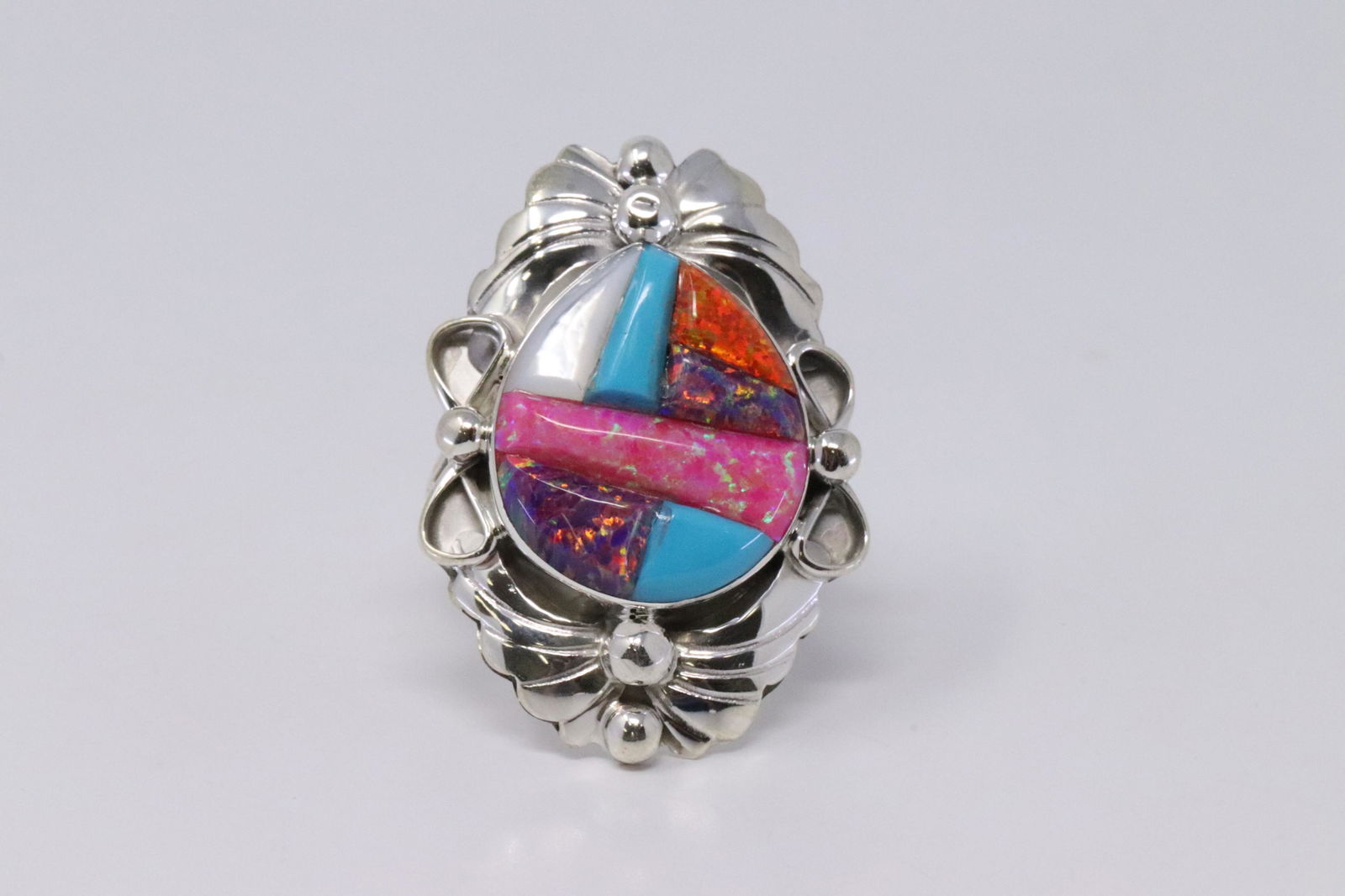 Native American Navajo Handmade Sterling Silver (1 of 4)