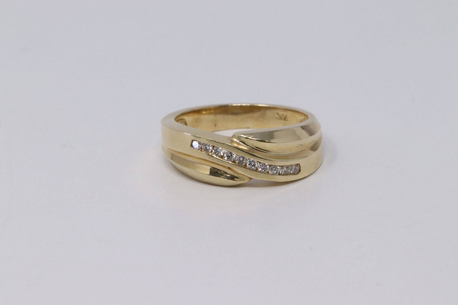 14KT Yellow Gold Diamond Ring (1 of 4)