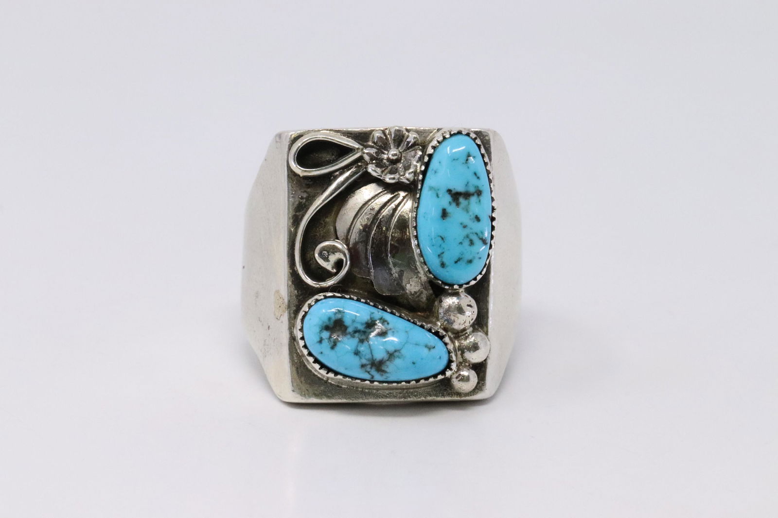 Native American Navajo Handmade Sterling Silver (1 of 4)