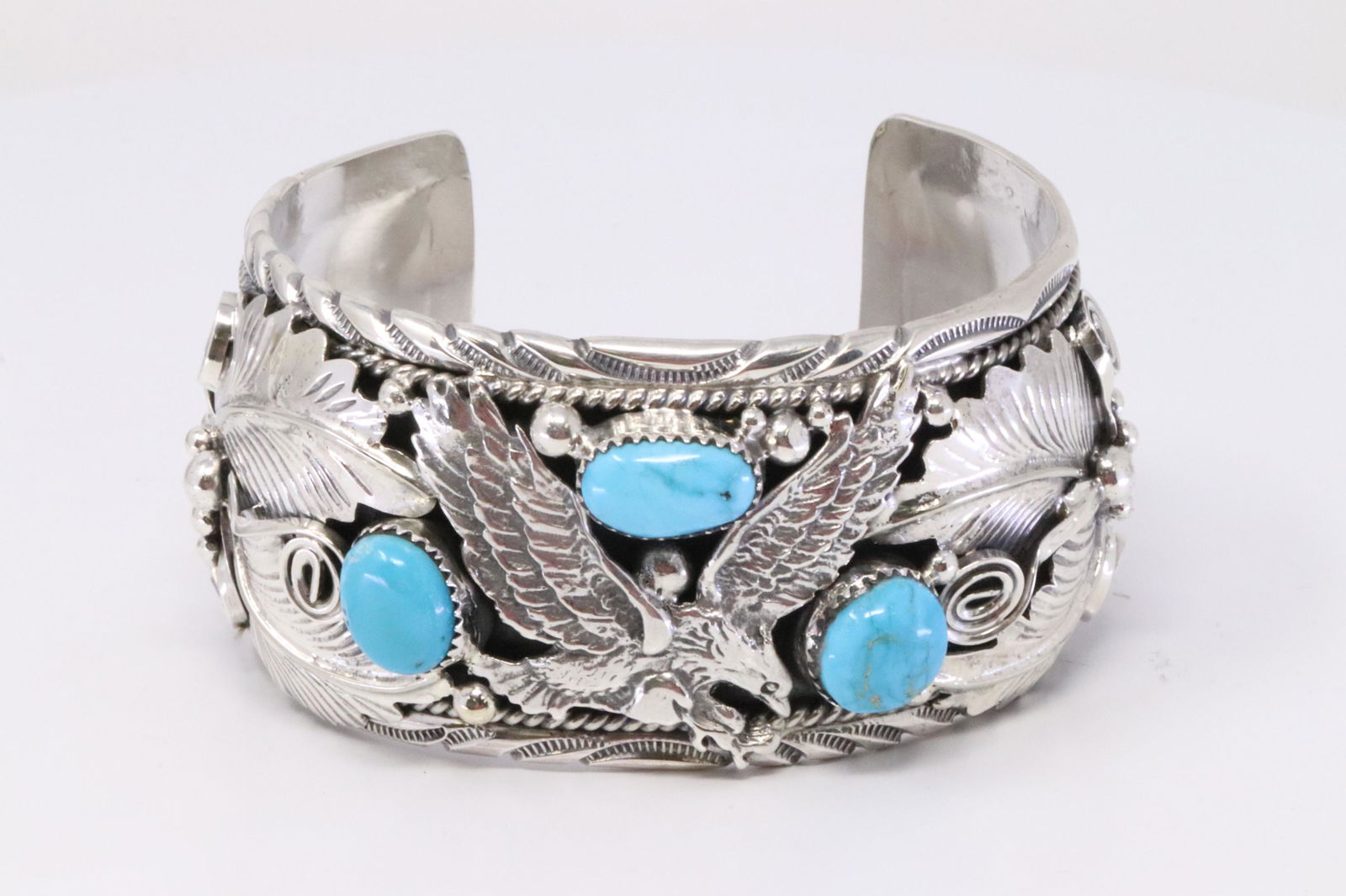 Native American Navajo Handmade Sterling Silver (1 of 5)