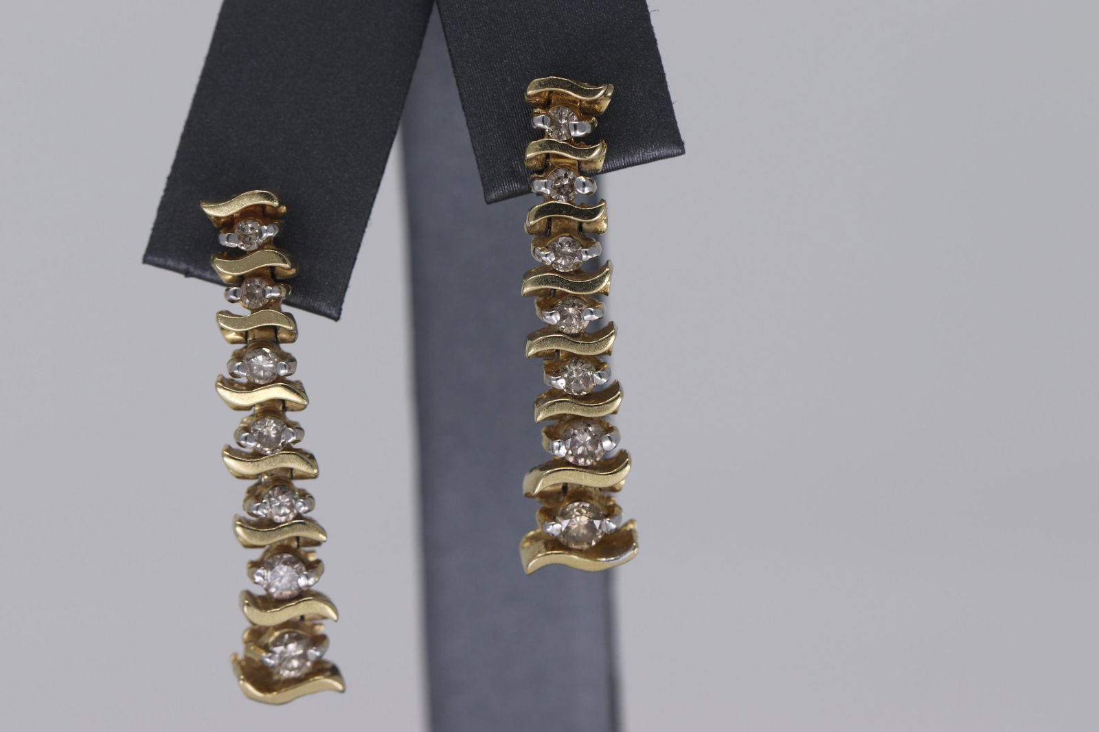 14Kt Diamond Earrings (1 of 3)