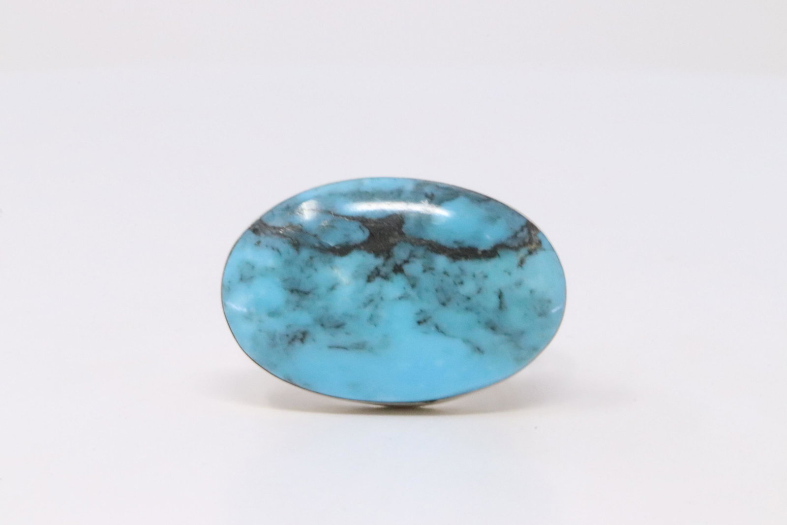 Native America Navajo Handmade Sterling Silver Oval: This is a Native America Navajo Handmade Sterling Silver Oval Turquoise Ring By Daniel Dakai. Ring size: 5.00.