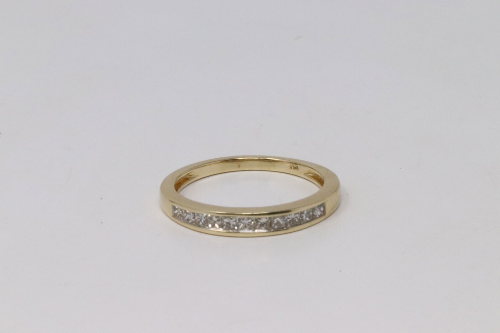 14Kt Yellow Gold Diamond Band Ring (1 of 4)
