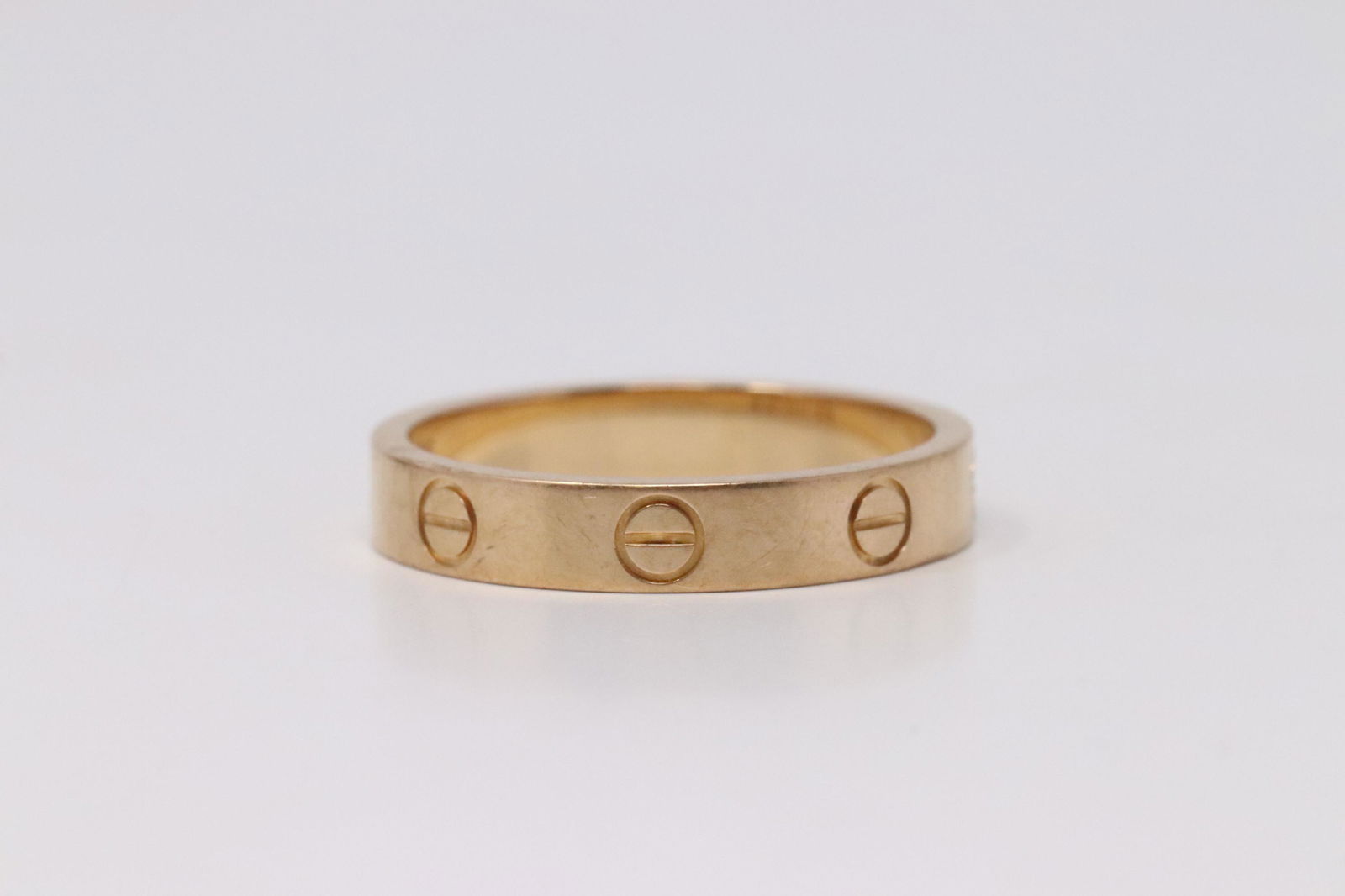 Cartier Love Wedding Band Ring 18K Rose Gold (1 of 3)