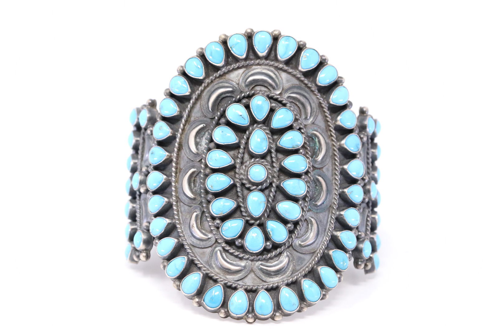 Native American Handmade Sterling Silver Navajo (1 of 8)