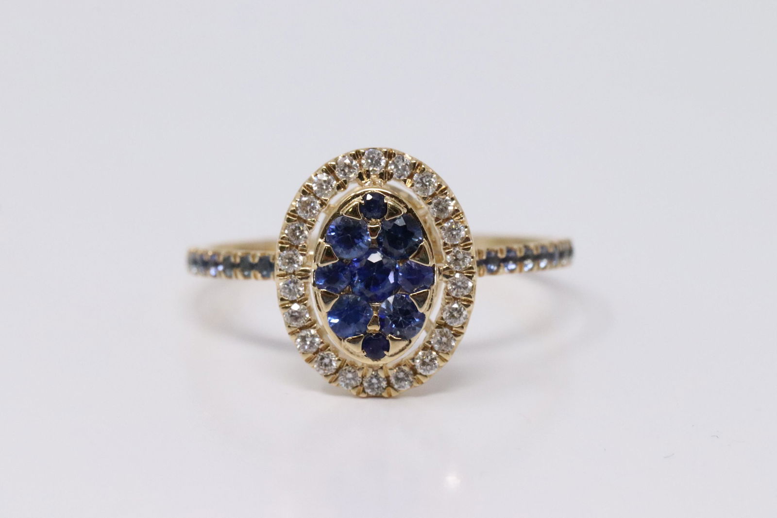 14KT Diamonds | Blue Sapphire Ring (1 of 4)