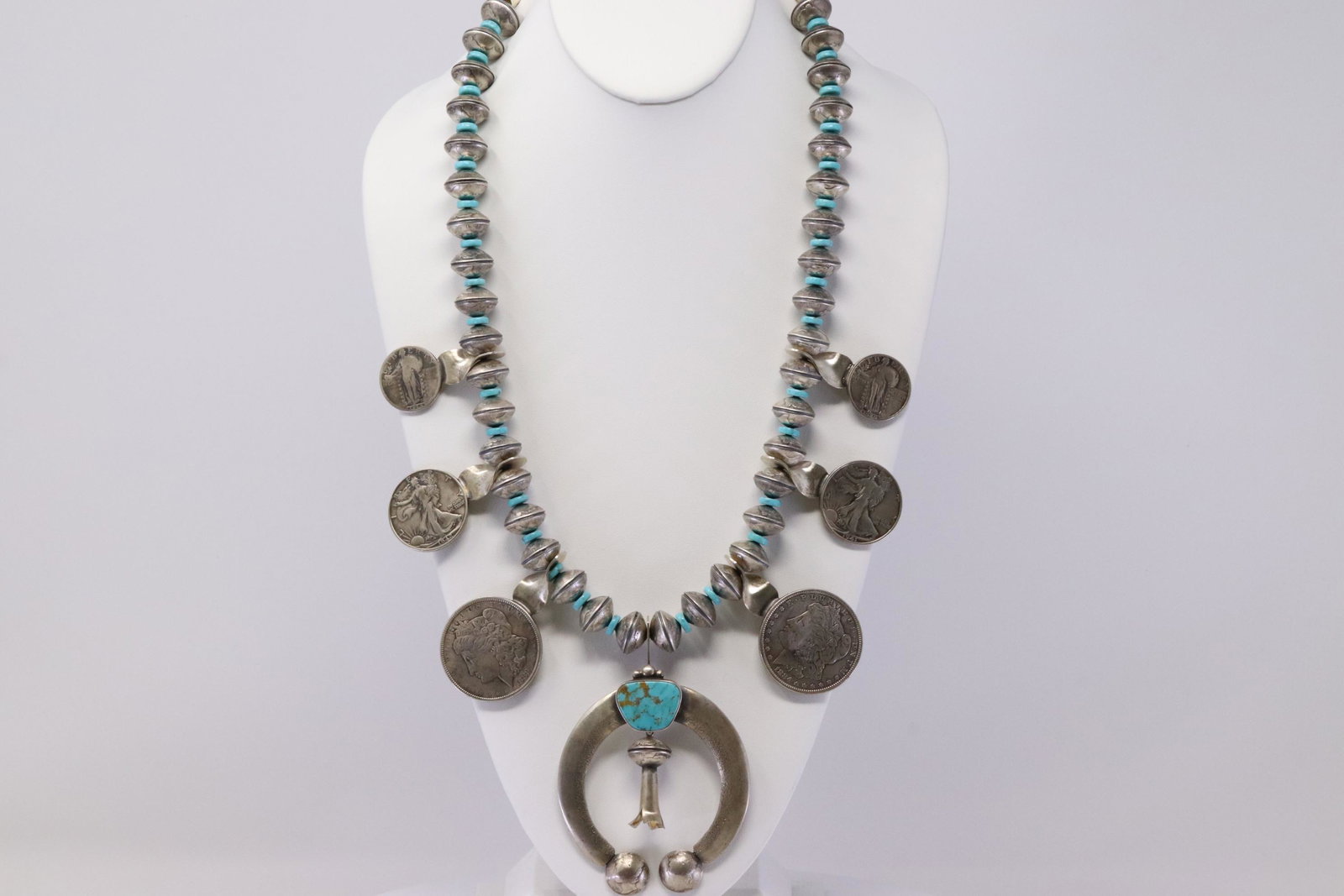 Native American Navajo Handmade Sterling Silver Liberty (1 of 7)