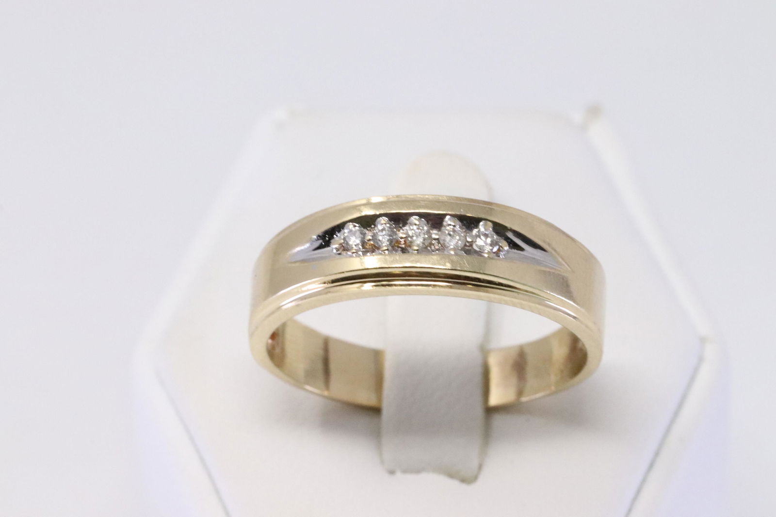 14Kt Men's Diamond Band (1 of 3)