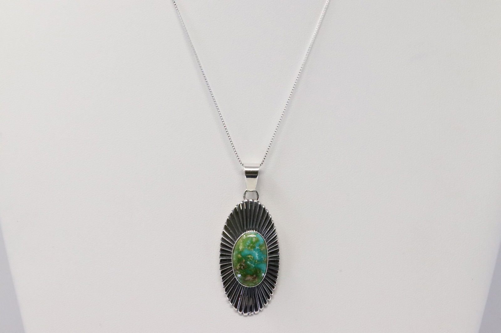 Native American Navajo Handmade Sterling Silver Sonora (1 of 4)