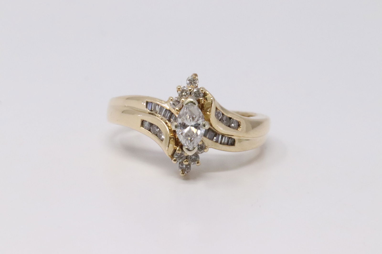 14KT Vintage Diamond Ring (1 of 4)
