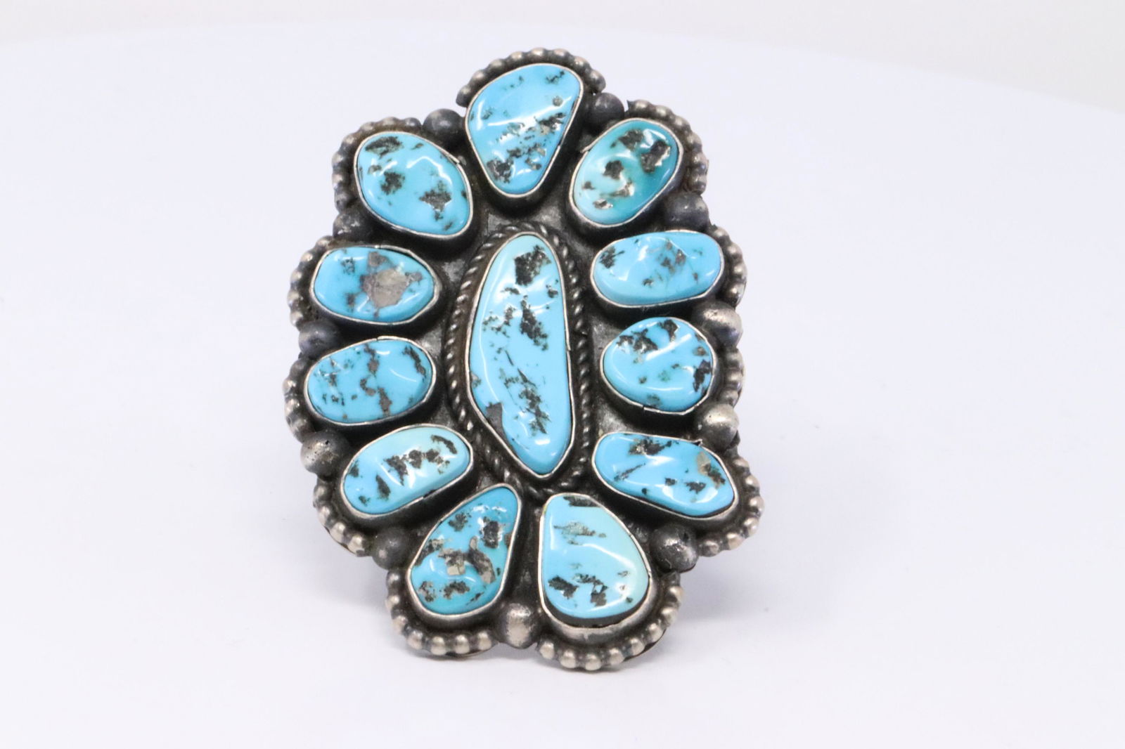 Native America Navajo Handmade Sterling Silver Kingman (1 of 5)