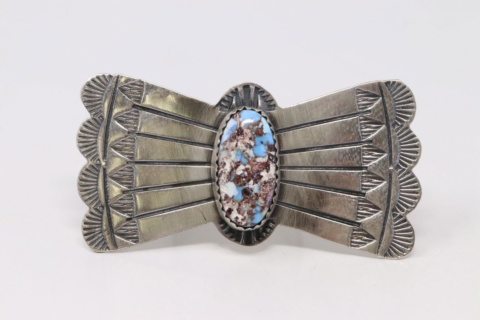 Native America Handmade Navajo Sterling Silver Golden (1 of 4)