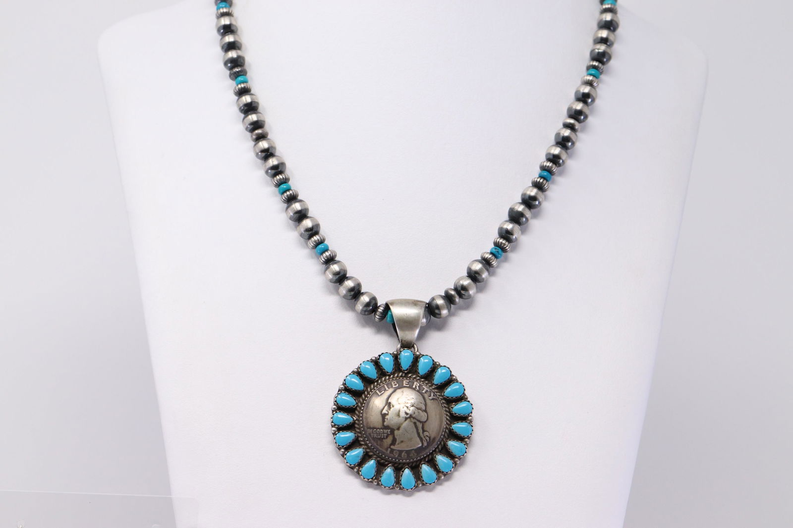 Native American Handmade Sterling Silver Navajo (1 of 8)