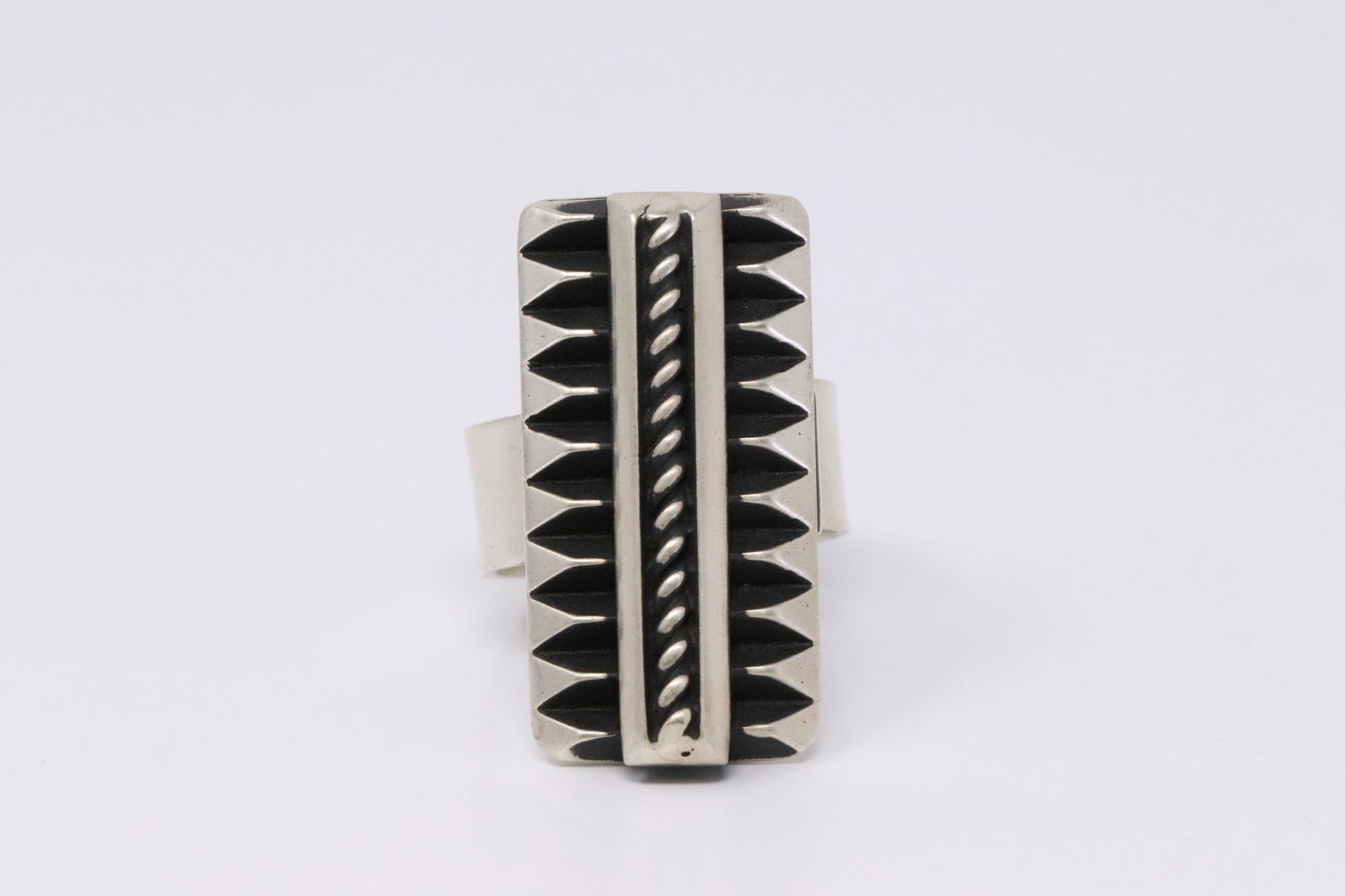 Native American Navajo Handmade Sterling Silver Ring By (1 of 4)