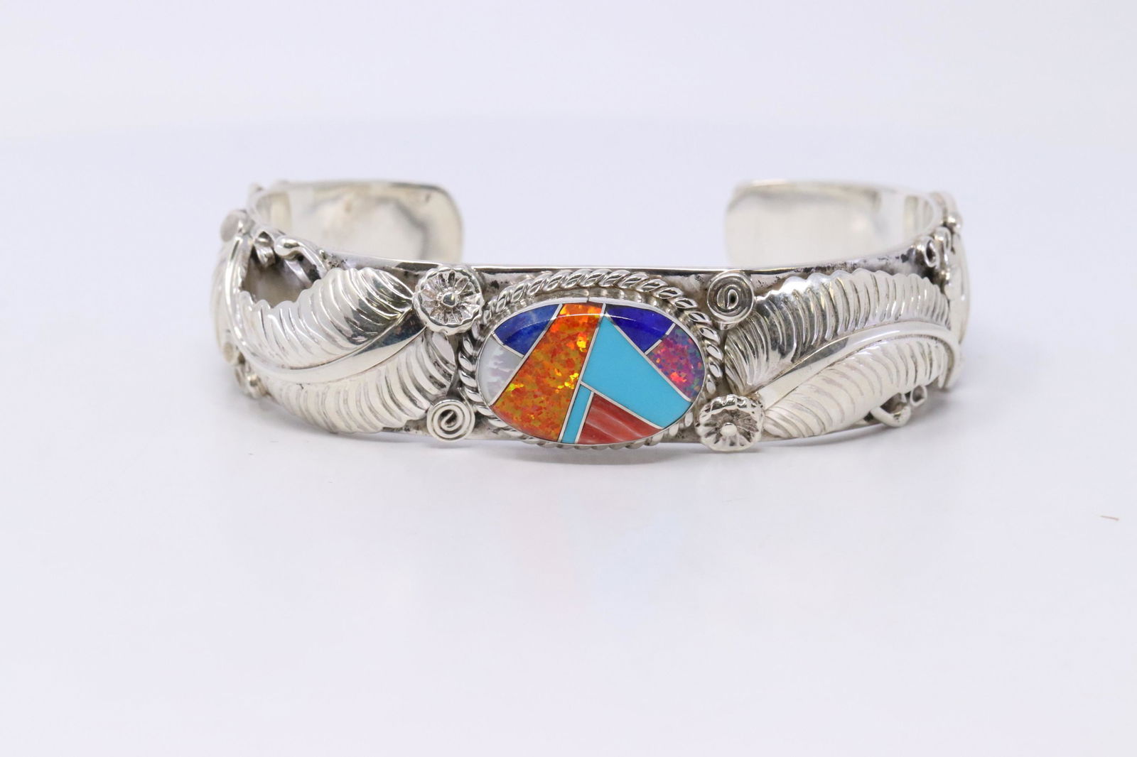 Native American Navajo Handmade Sterling Silver (1 of 5)
