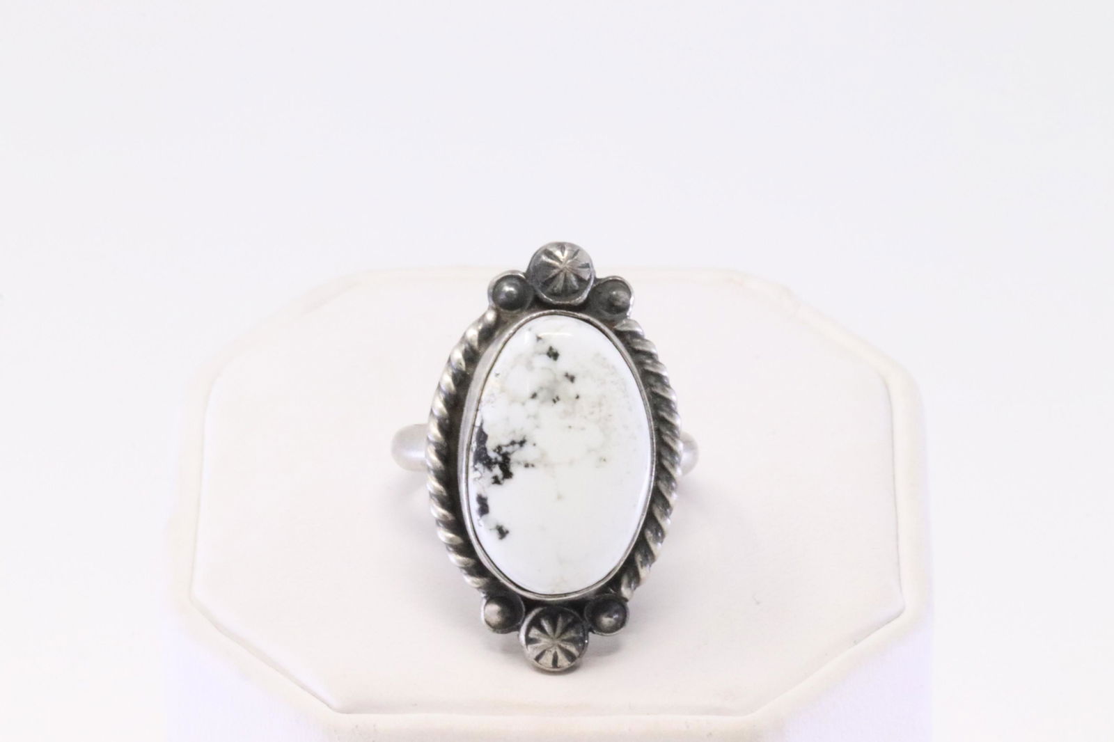 Native American Navajo Handmade Sterling Silver White (1 of 4)