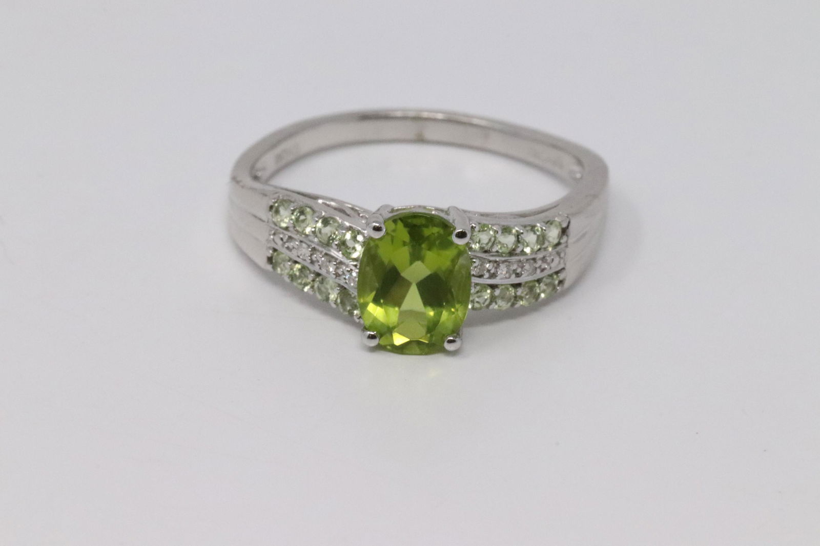 14KT Ladies Diamond | Peridot Ring (1 of 3)