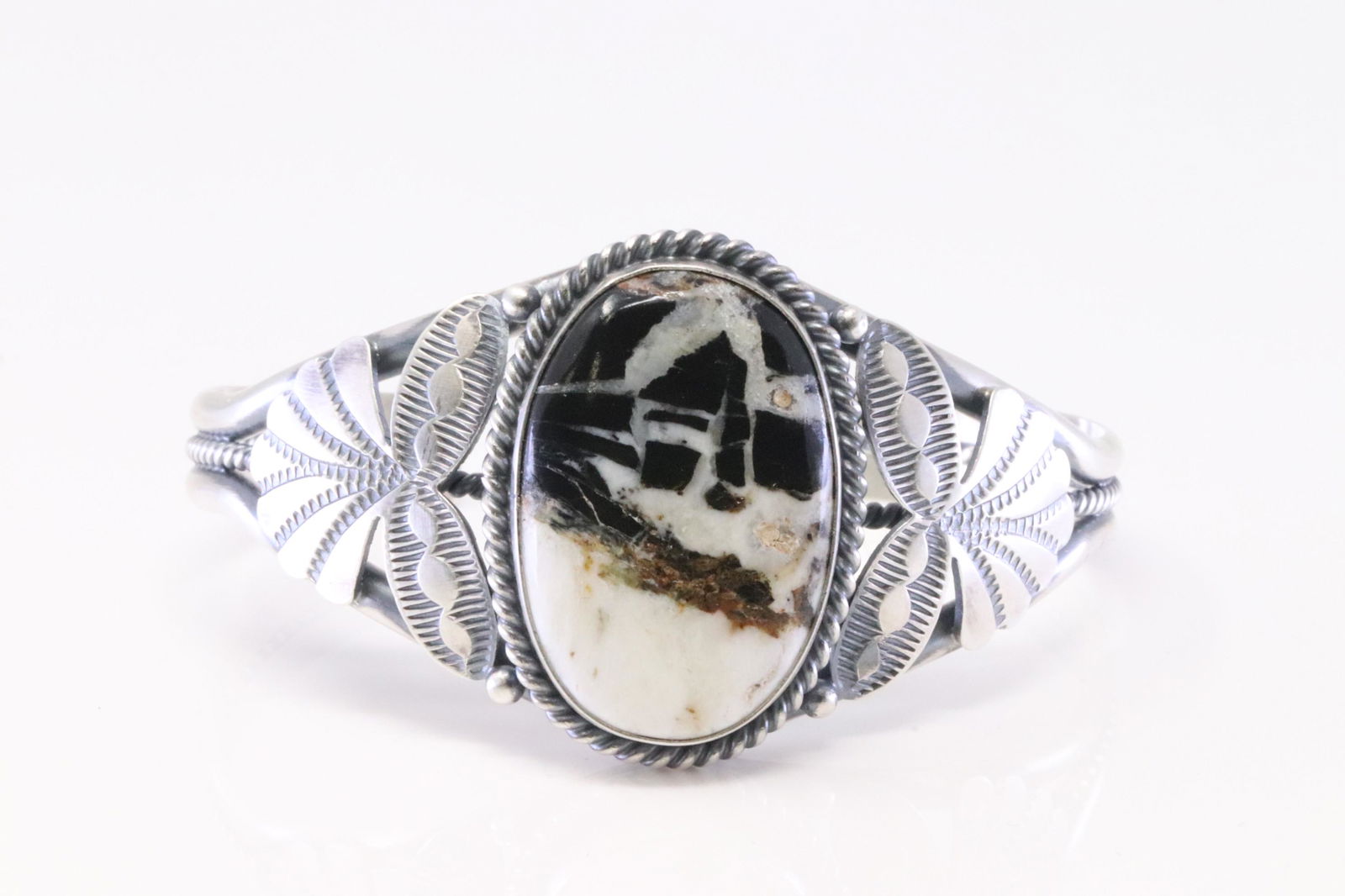 Native American Navajo Handmade Sterling Silver White (1 of 4)