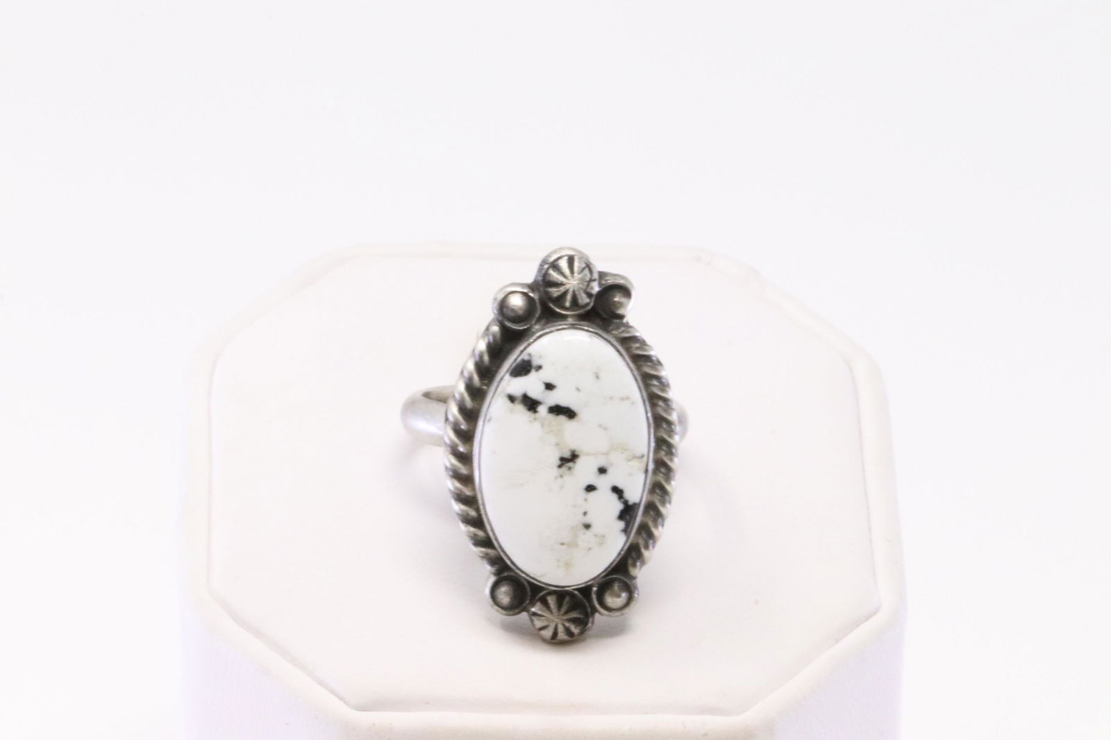 Native American Navajo Handmade Sterling Silver White (1 of 4)