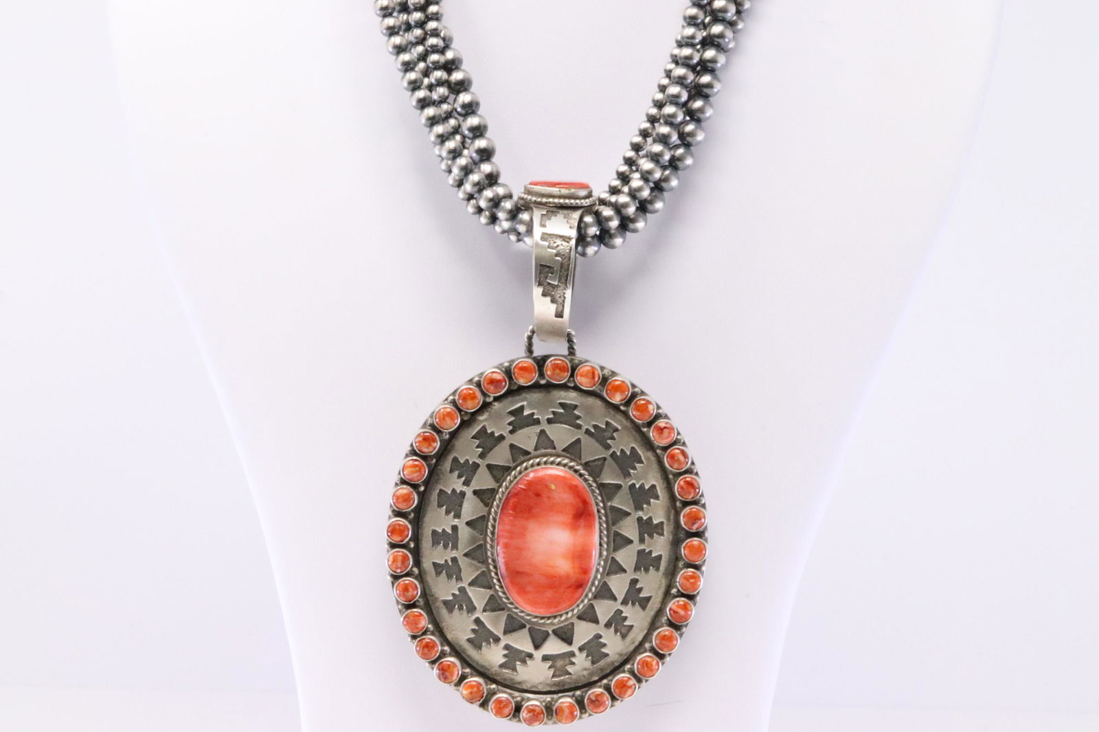 Native America Handmade Navajo Sterling Silver Spyni (1 of 6)