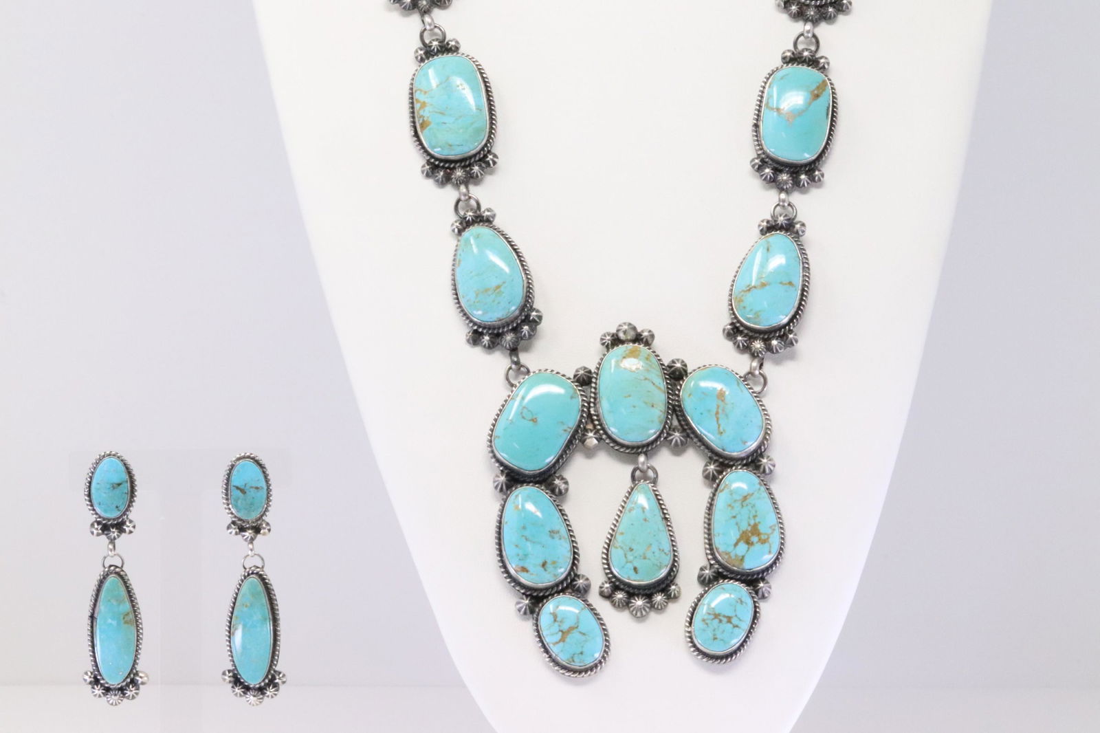 Native American Navajo Handmade Sterling Silver Kingam (1 of 9)