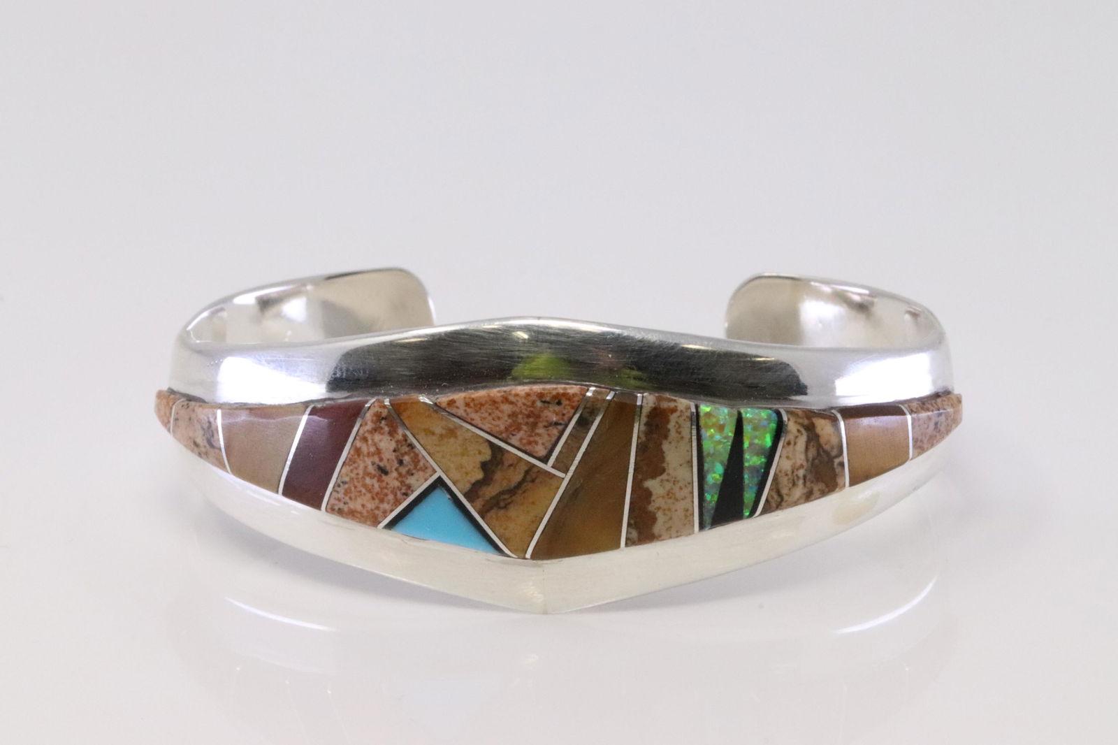 Native American Navajo Handmade Sterling Silver (1 of 4)