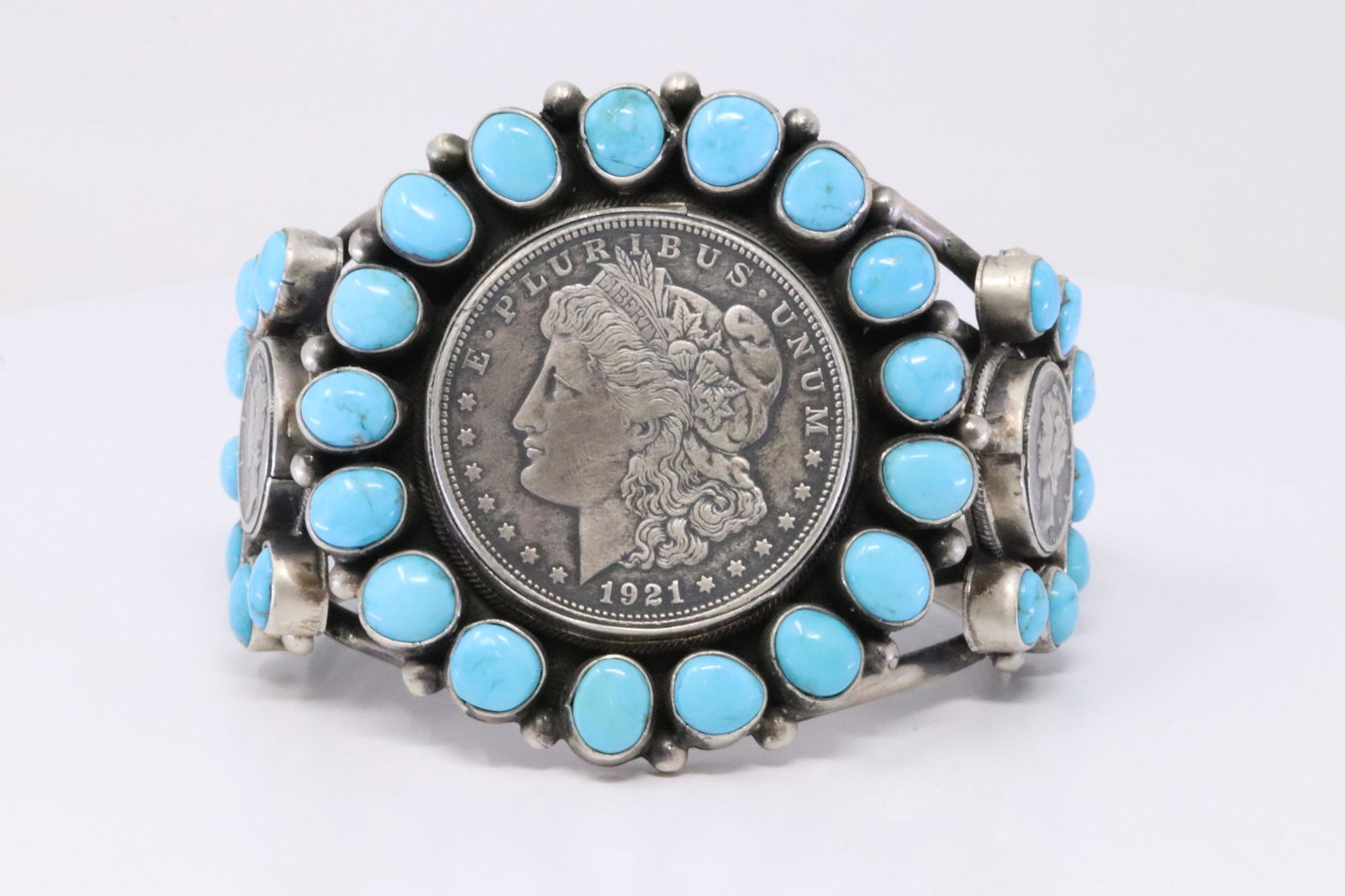 Native American Navajo Handmade Sterling Silver Kingman (1 of 2)