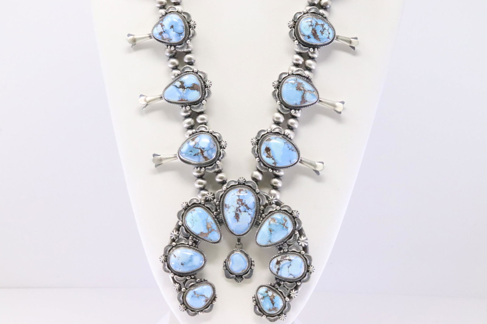 Native American Navajo Handmade Sterling Silver Golden (1 of 10)