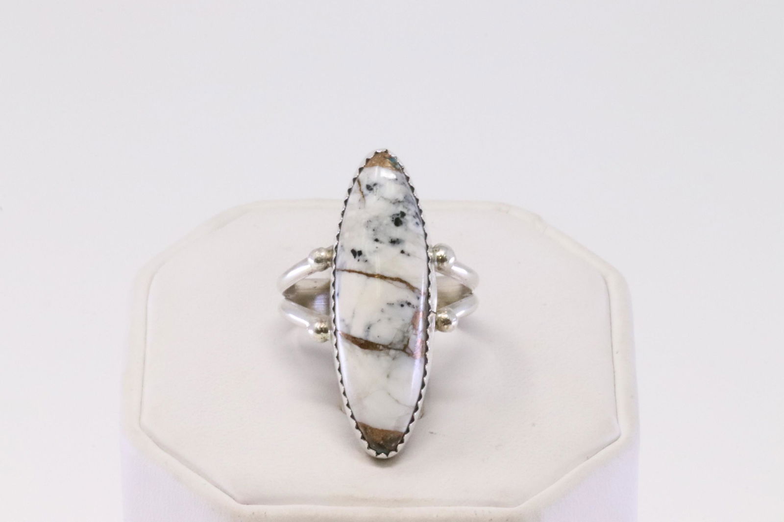 Native American Navajo Handmade Sterling Silver White (1 of 4)