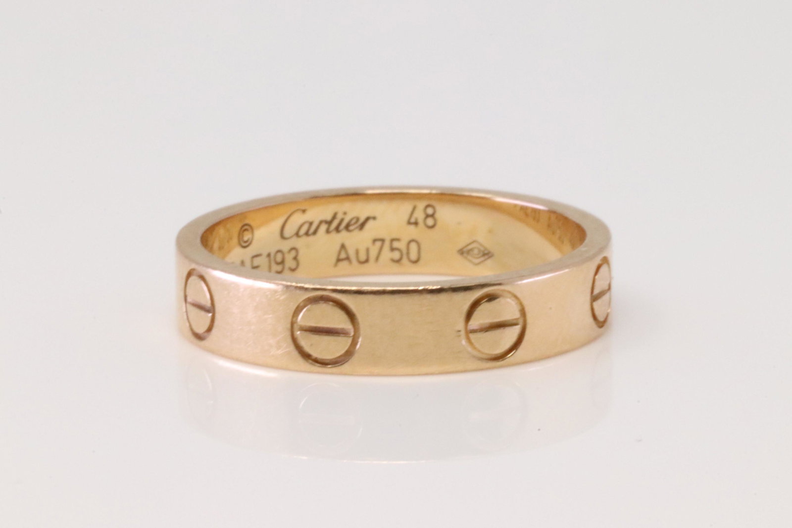Cartier Love Ring 18Kt Rose Gold (#0091 