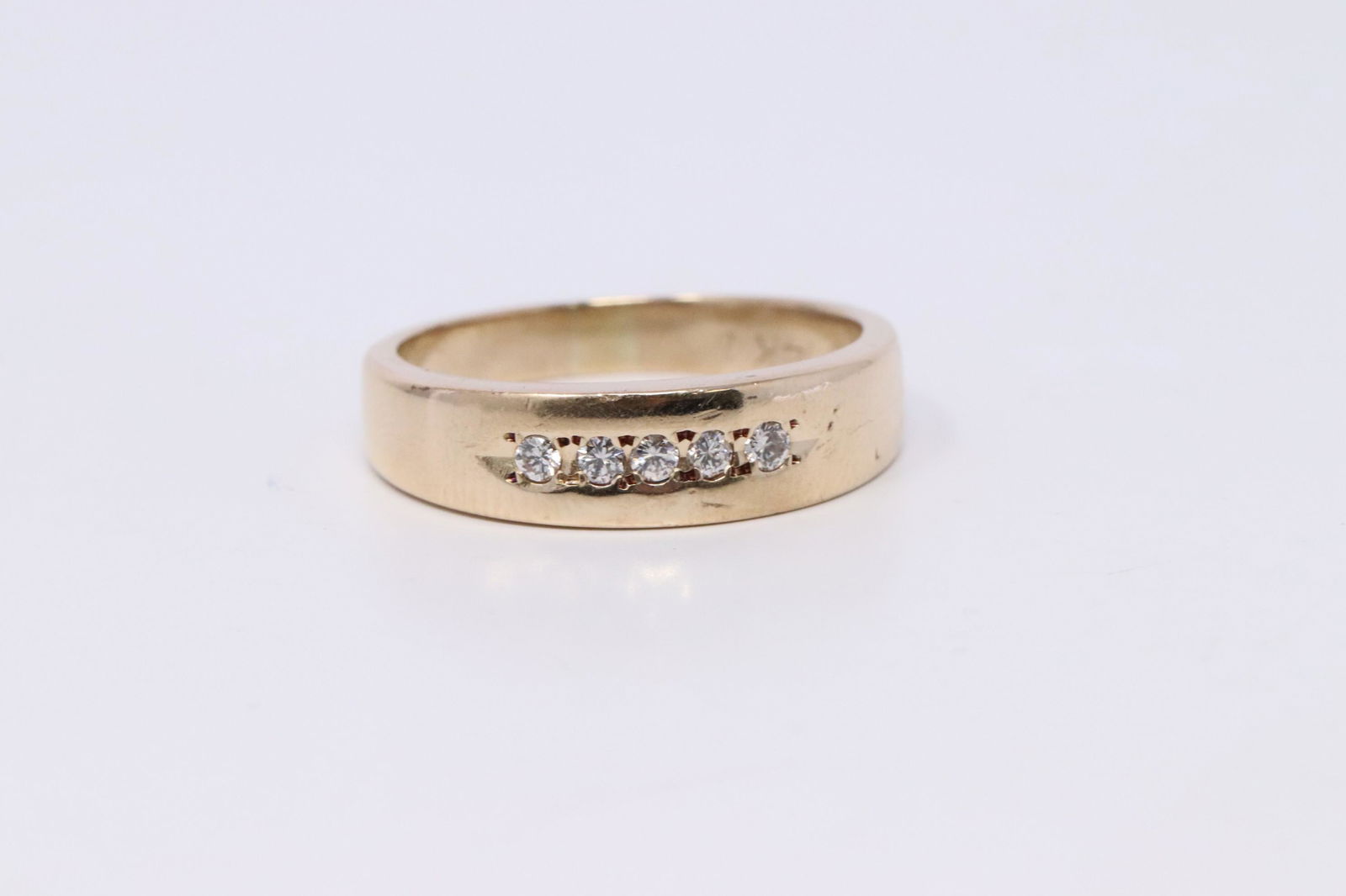 14Kt Men's Diamond Ring (1 of 3)