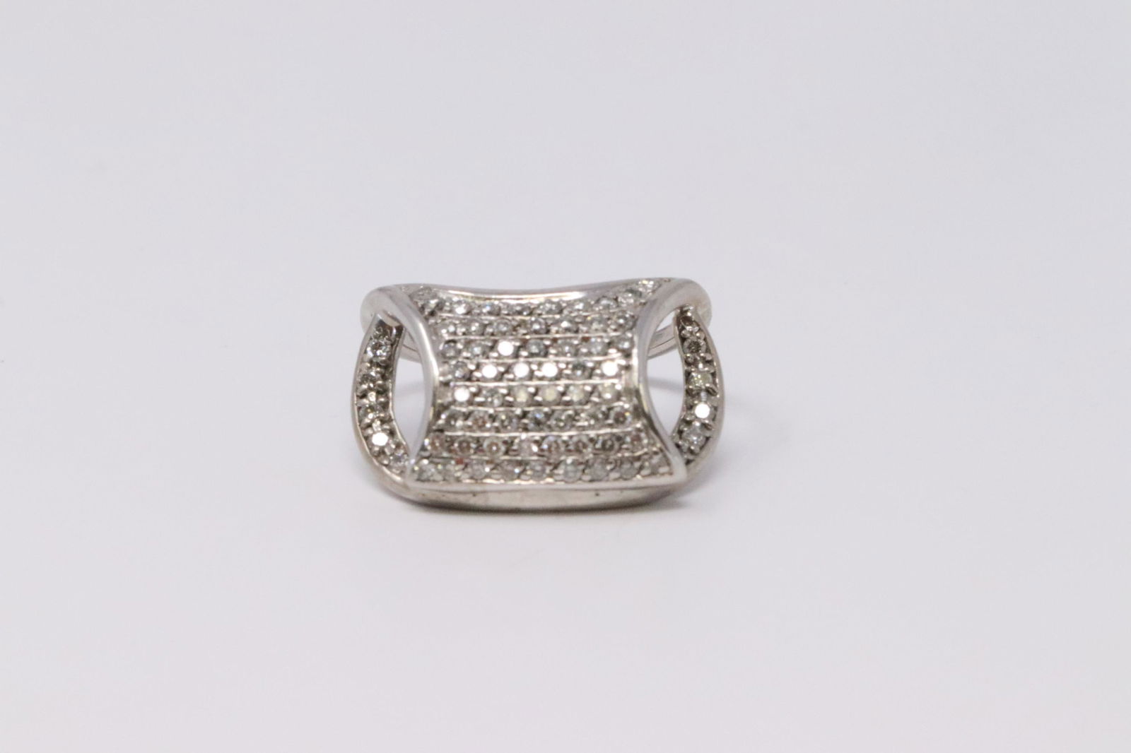 14Kt Modern Diamond Ring (1 of 4)