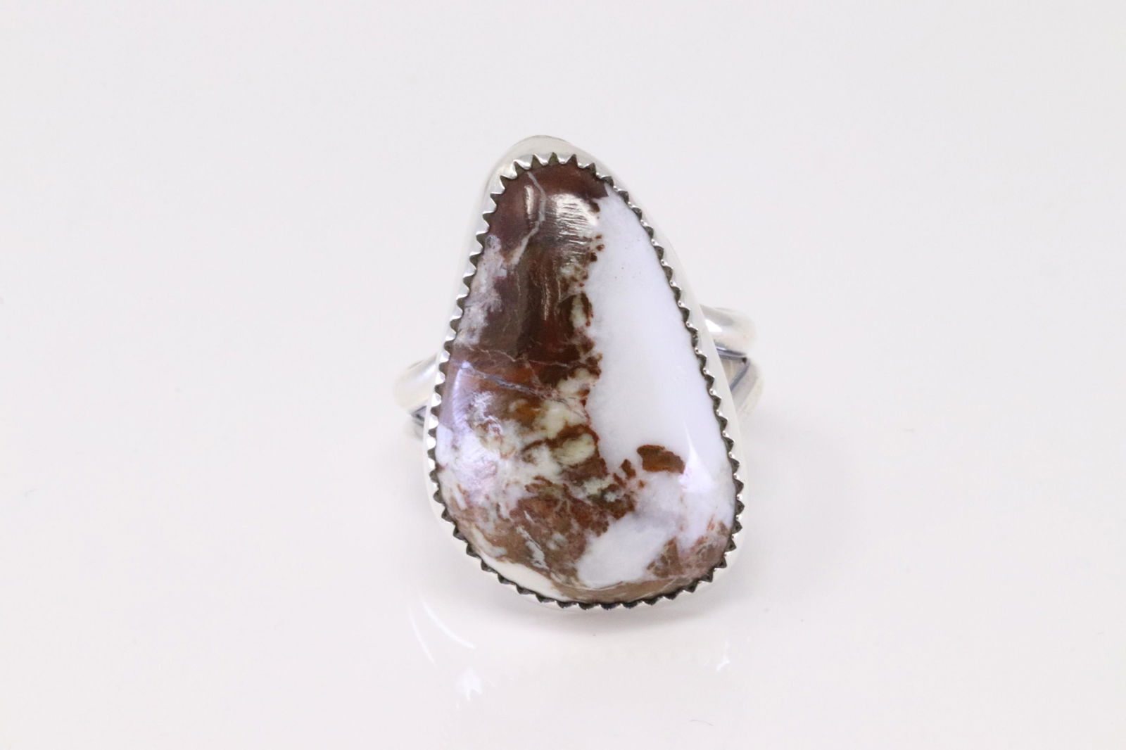 Native America Navajo Handmade Sterling Silver Wild Horse Ring By Leslie Nez. (1 of 4)