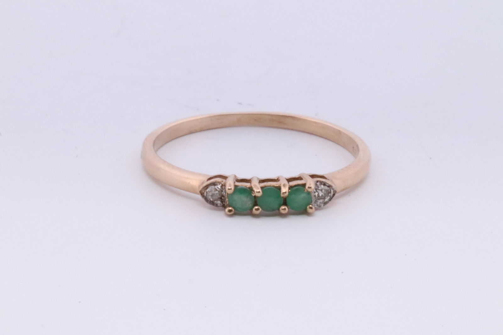 Emerald & Diamond Ring 10Kt. (1 of 4)