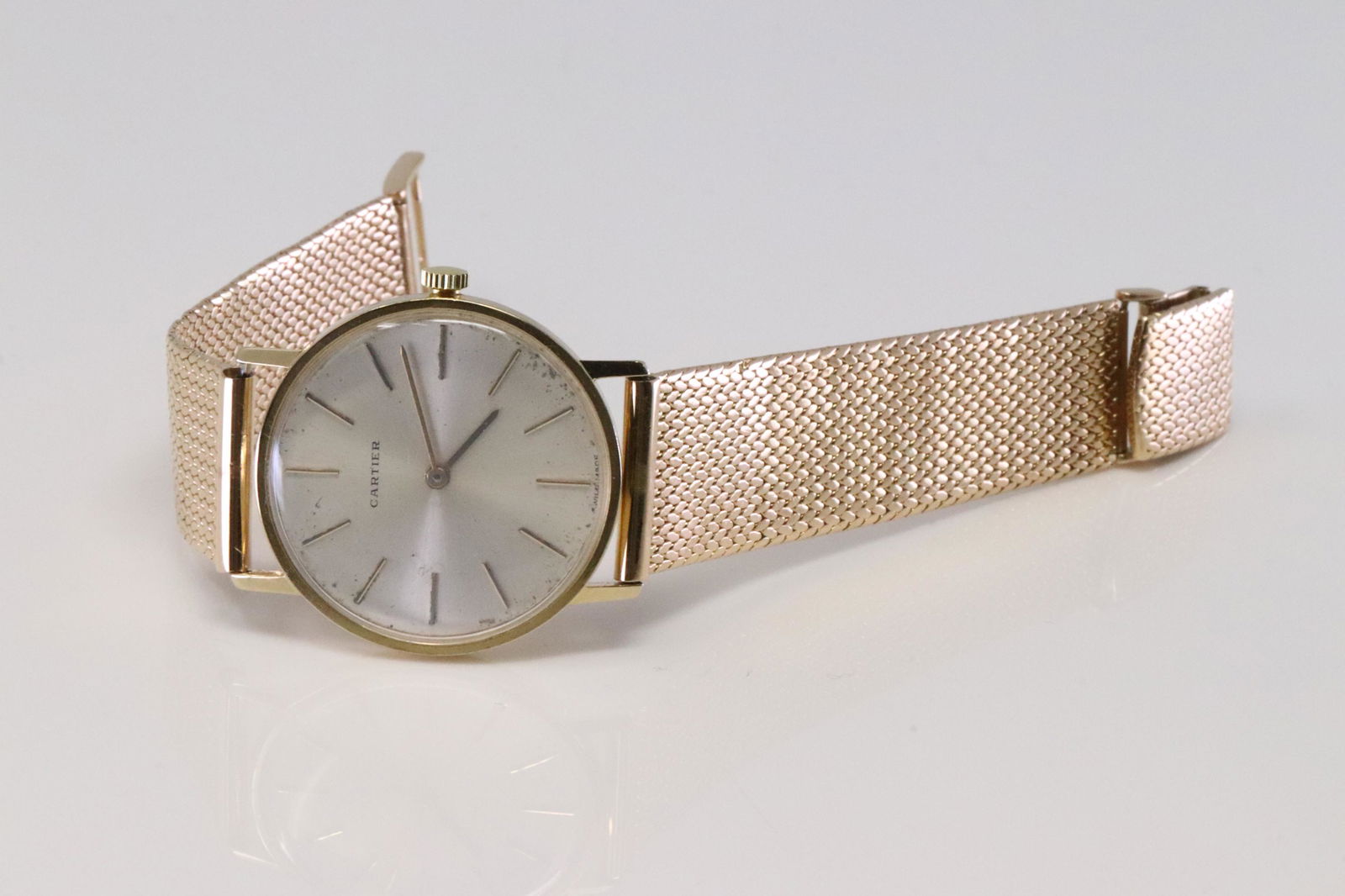 Cartier Vintage 18Kt Yellow Gold Watch (1 of 8)