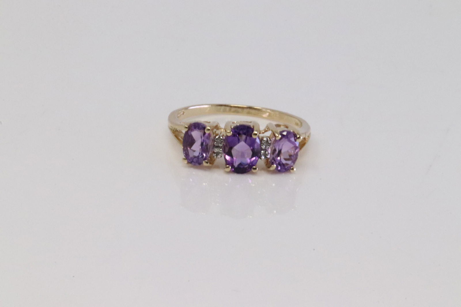 14KT Diamonds | Amethyst Ring (1 of 3)