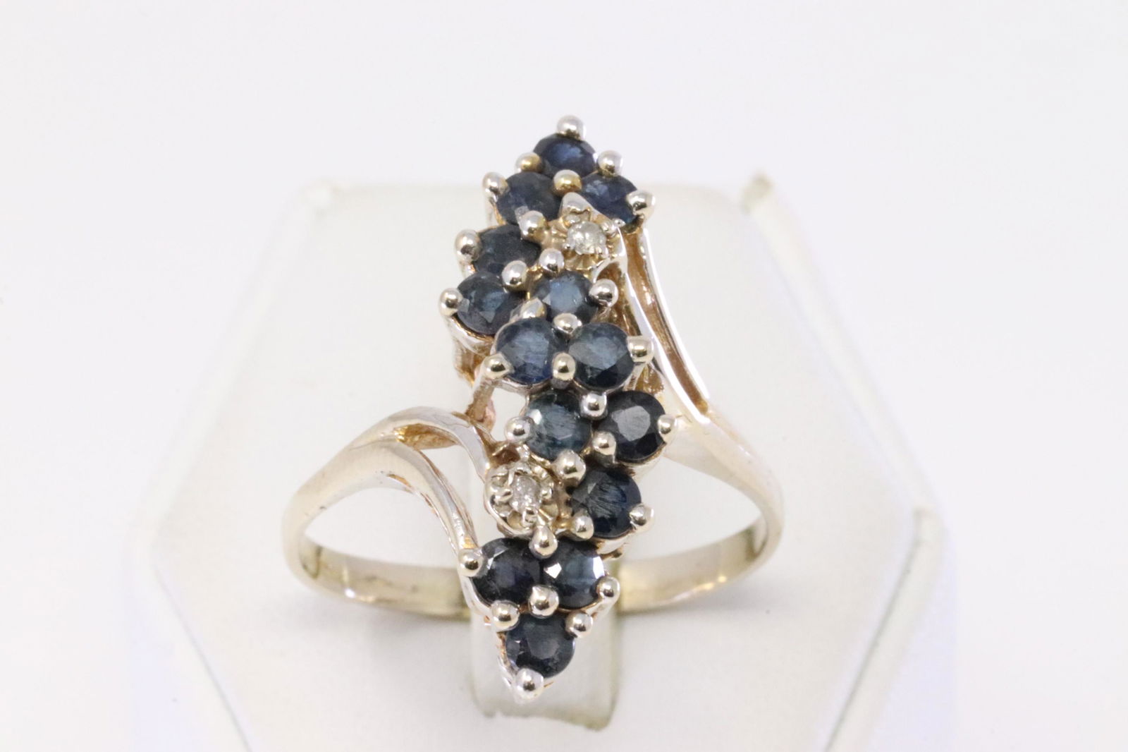 14KT Diamonds | Sapphire Cocktail ring (1 of 3)