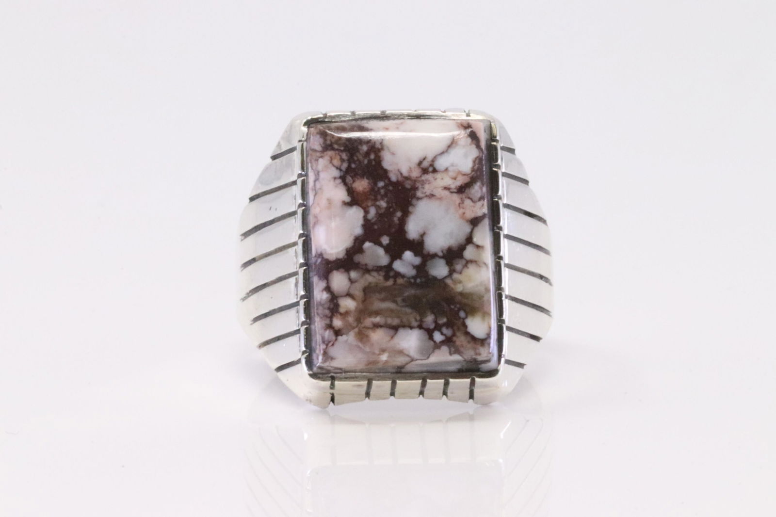 Native America Navajo Sterling Silver Wild Horse Ring By R. (1 of 4)