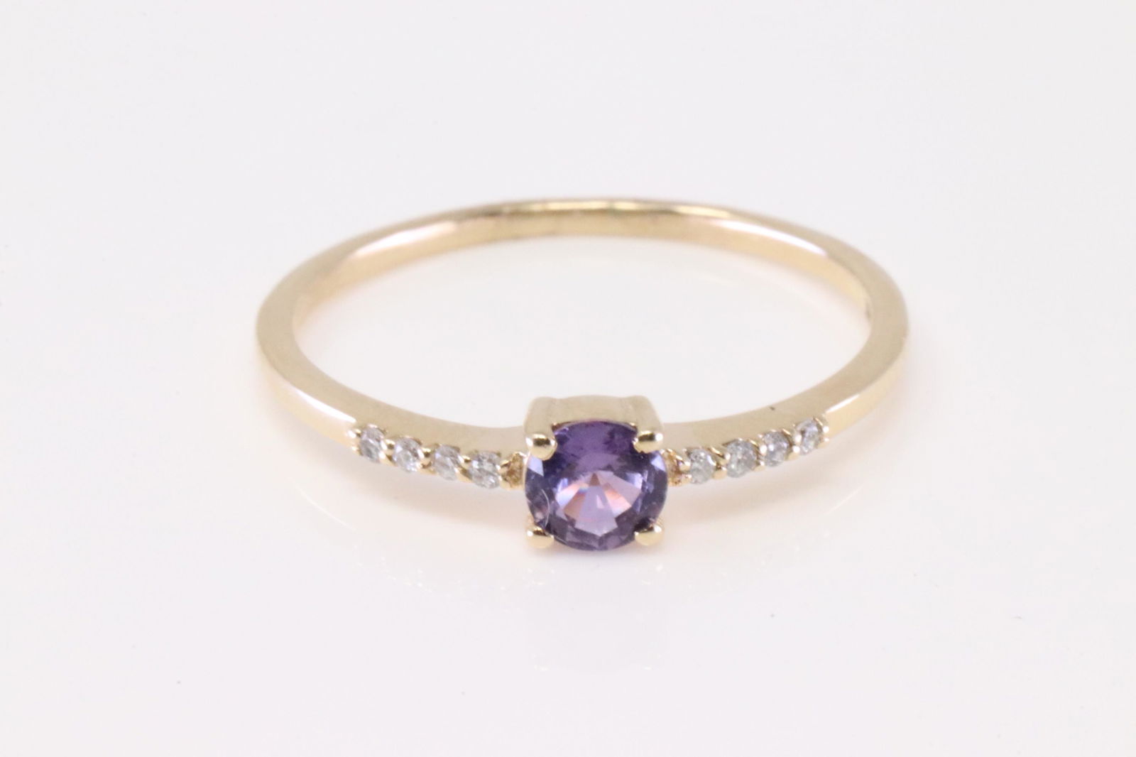 Sapphire & Diamond Ring 14Kt. (1 of 4)