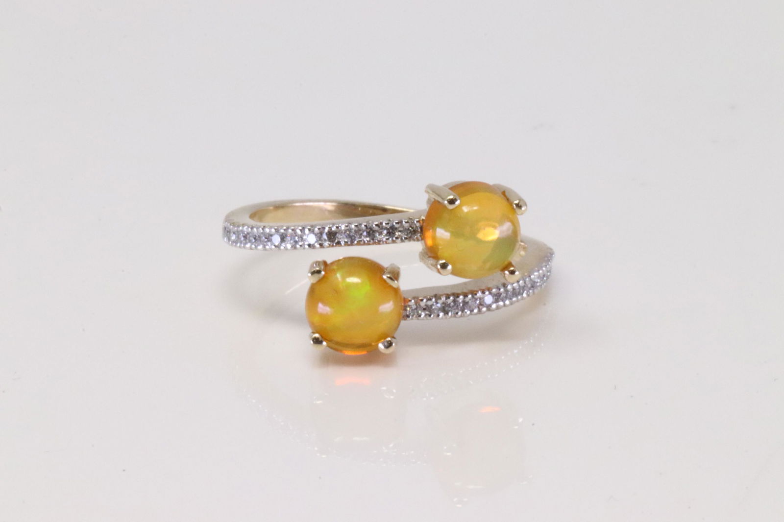 14Kt Diamonds | Opal Ring (1 of 4)