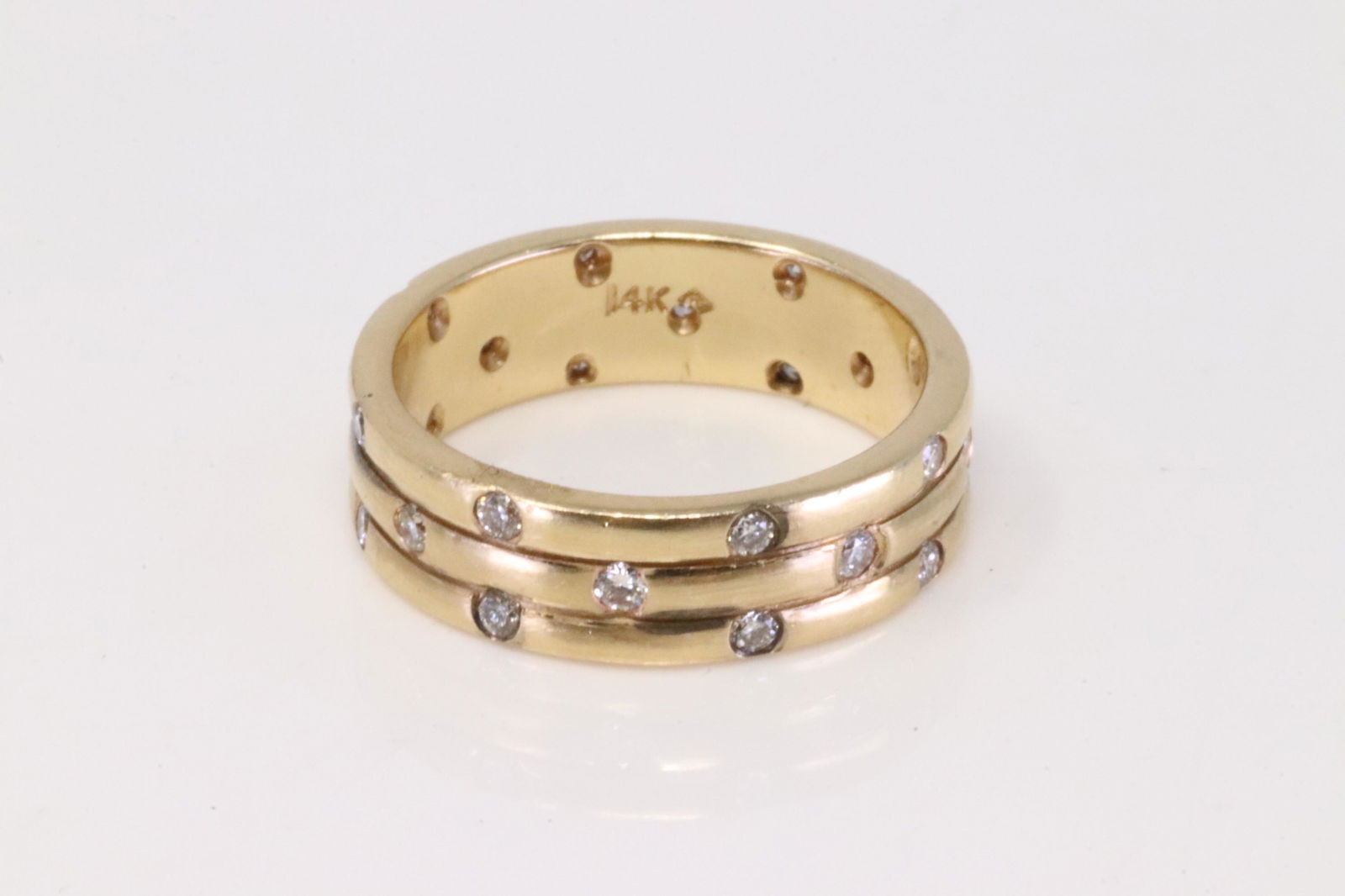 14KT Diamond Eternity Ring (1 of 4)