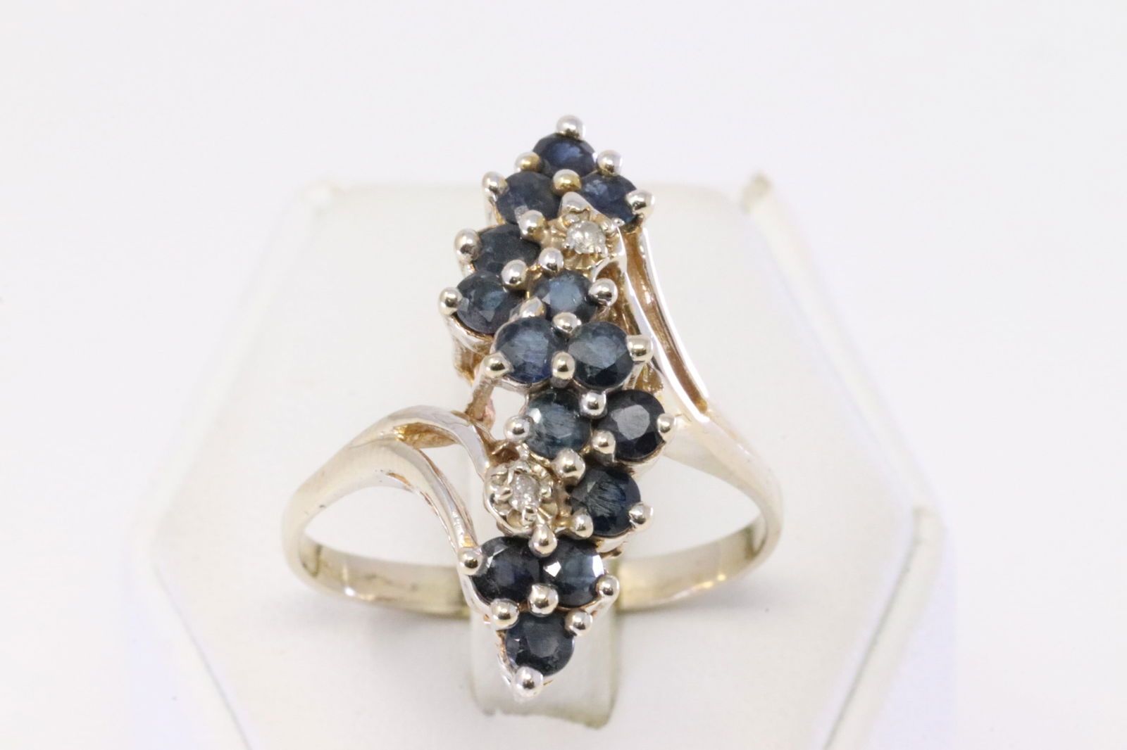 14KT Diamonds | Sapphire Cocktail ring (1 of 3)