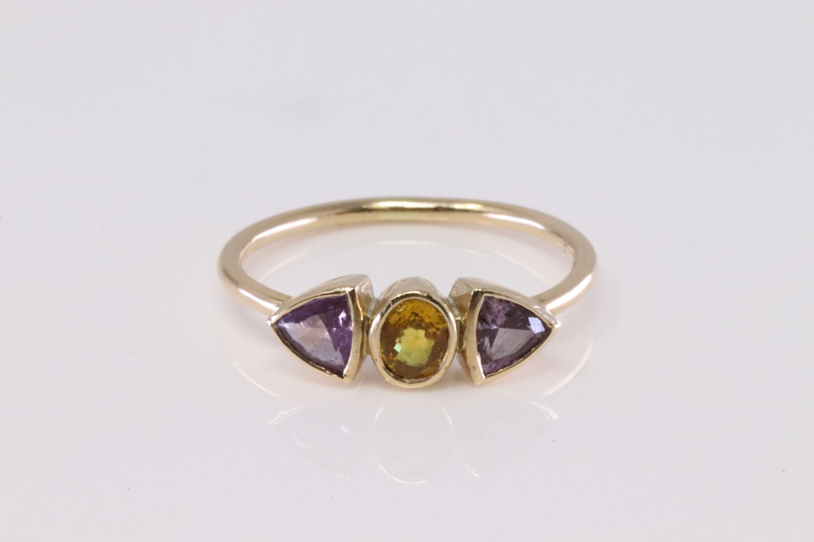 Multi-Color Sapphire Ring 14Kt. (1 of 4)