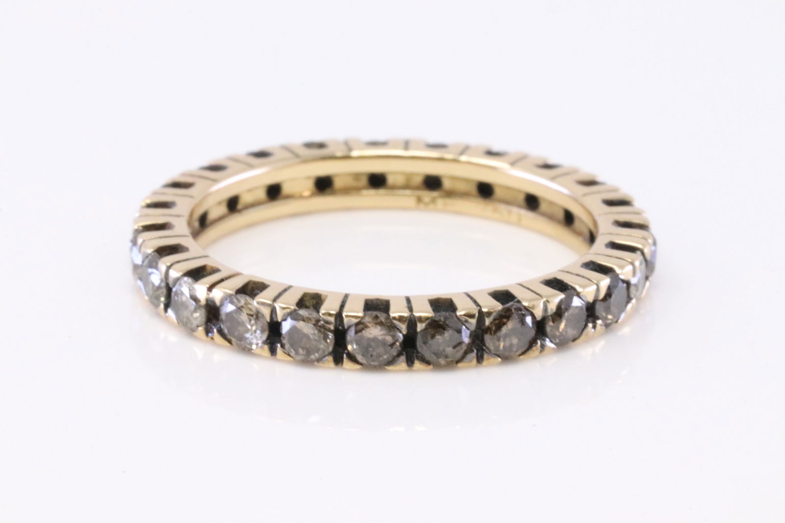 Eternity Champagne Diamond Ring 18Kt. (1 of 4)